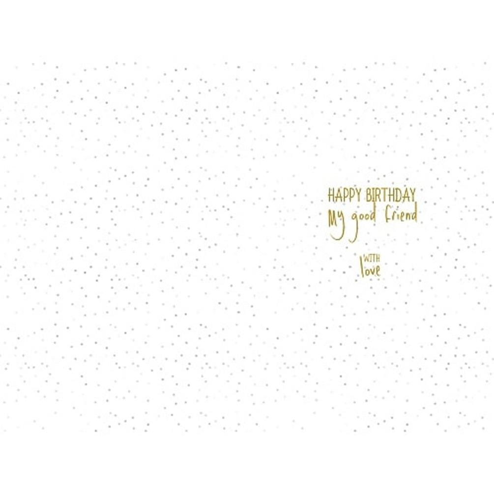 Good Friend Me to You Bear Birthday Card Extra Image 1